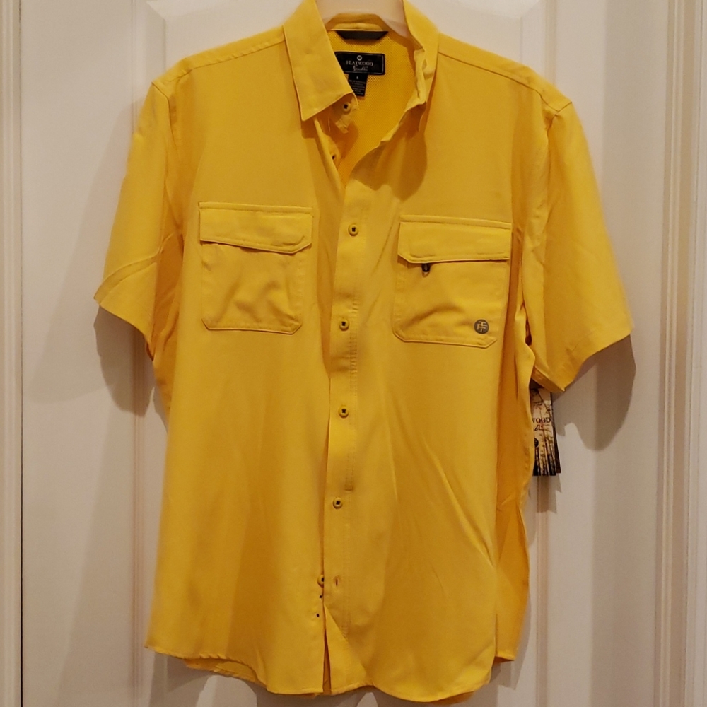 Flatwood Threads Short Sleeve Wicking Shirt L